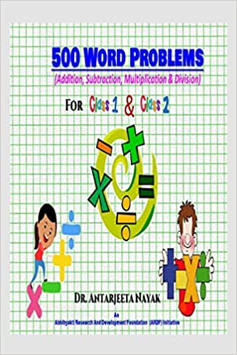 Book cover: 500 Word Problems: (Addition, Subtraction, Multiplication & Division) For Class 1 and Class 2
