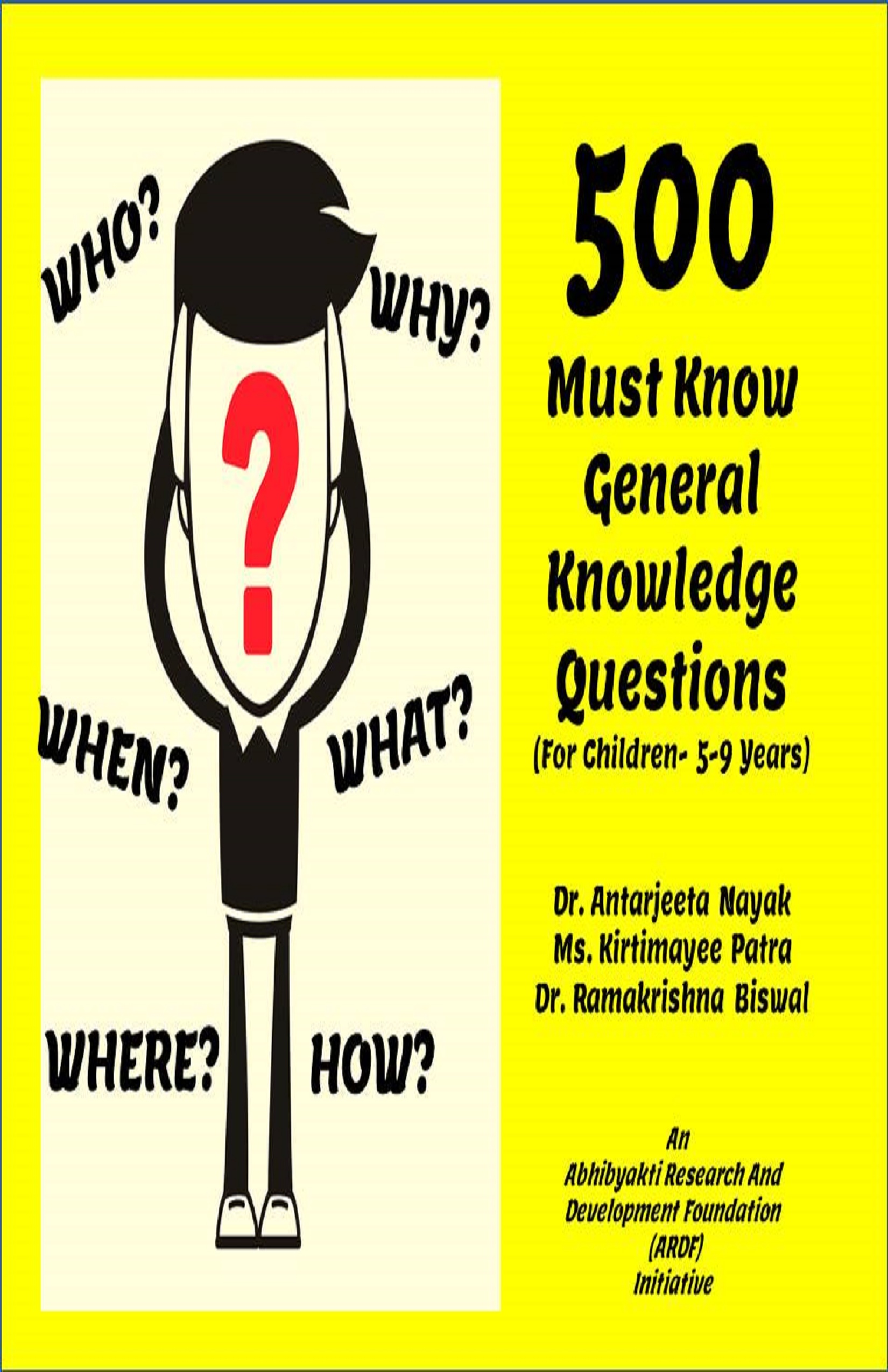 Book cover: 500 Must Know General Knowledge Questions